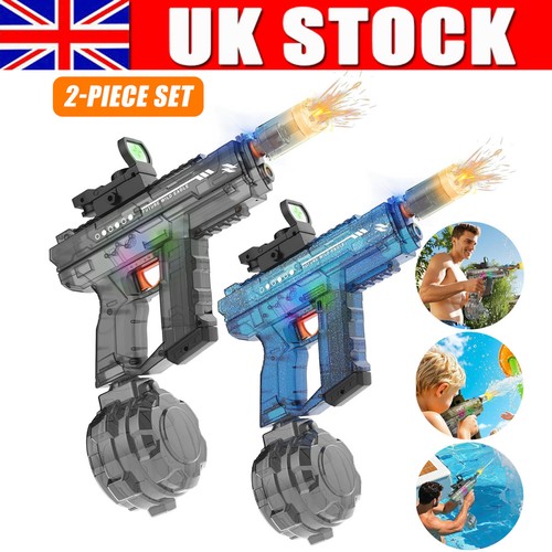 2pcs water pistol electric - water,