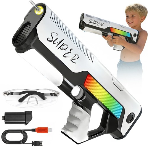 Electric water gun with - water, led