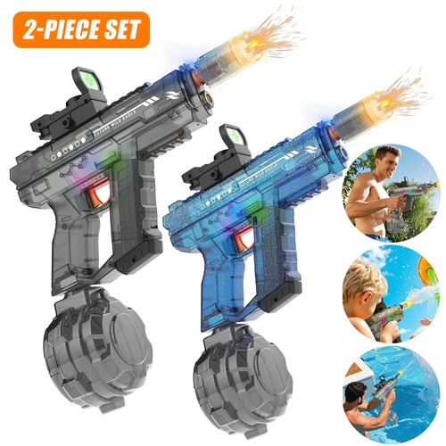 2pcs water pistol electric - water,