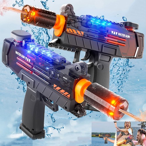 Electric water gun - water, led