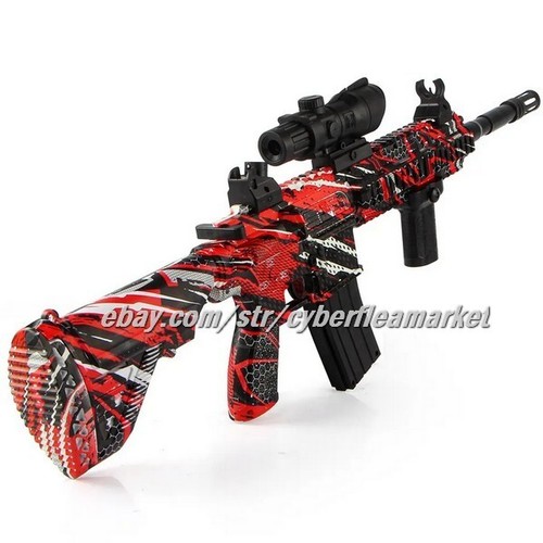 Red m416 electric rifle water - red,