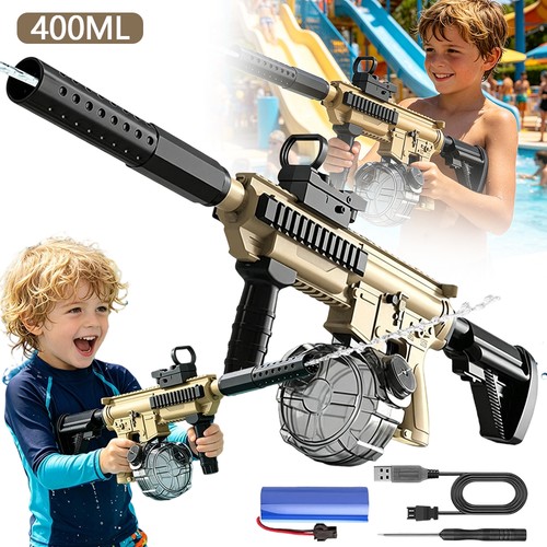Electric water gun - water,